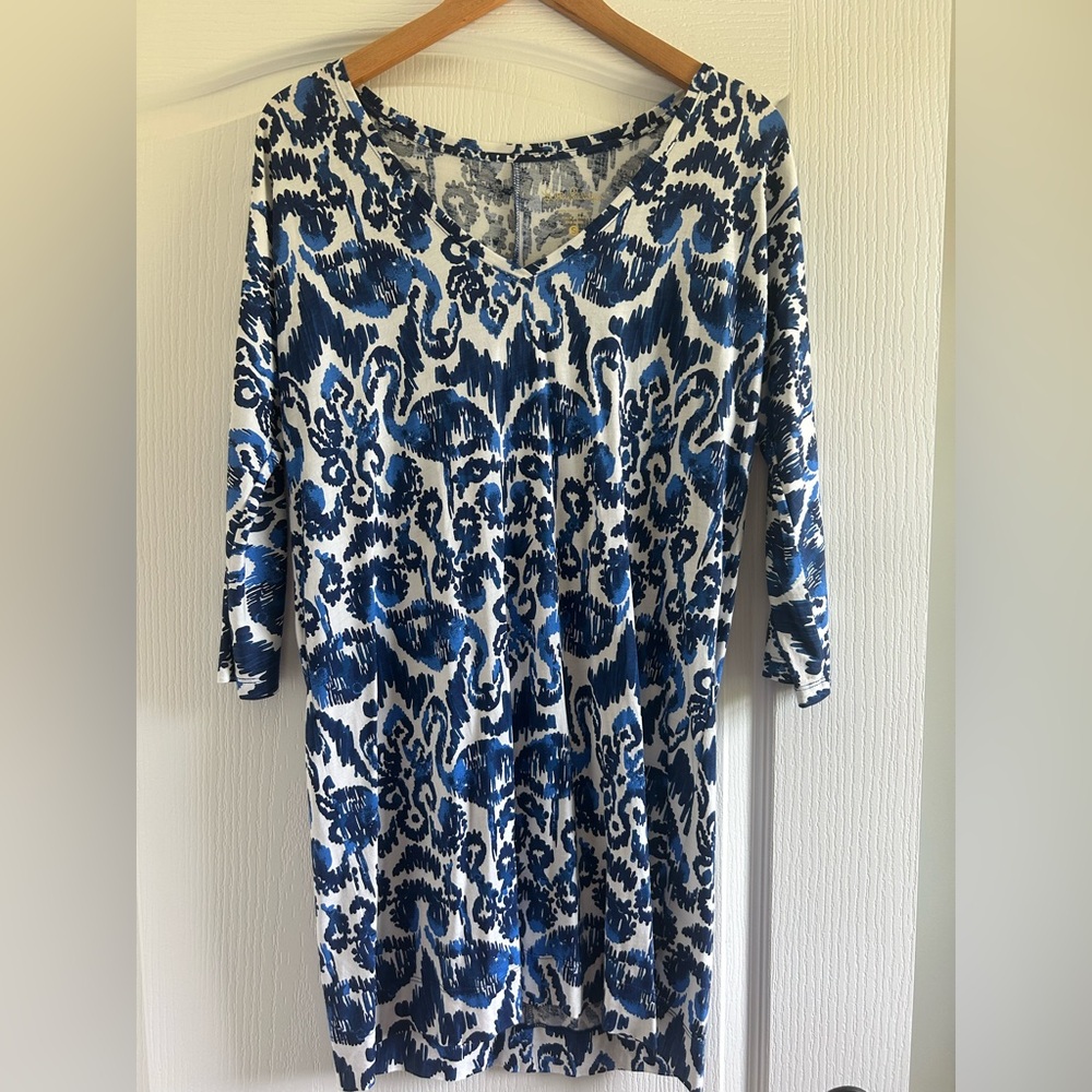 Lilly Pulitzer Cori Flamingo Print Beach Bathers Dress